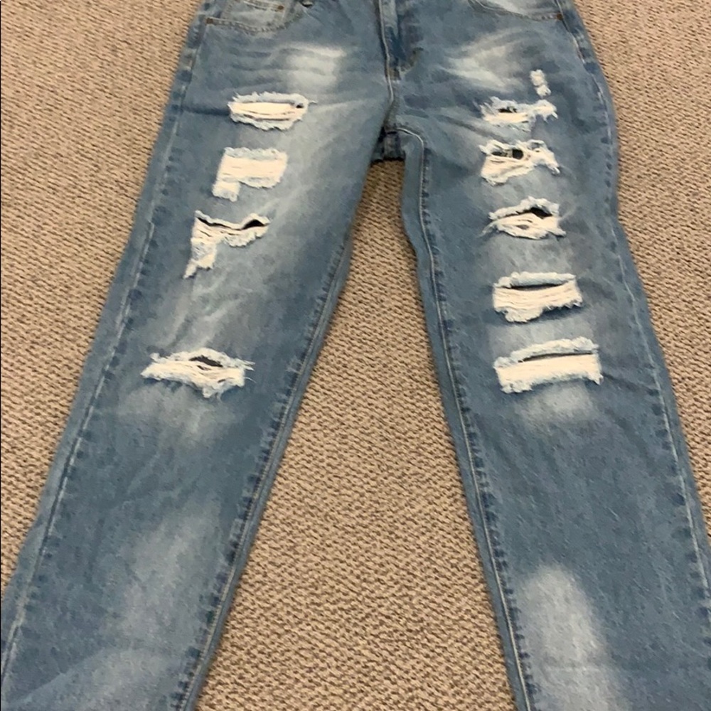 forever young Distered jeans